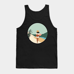 Sunset beach walk Tank Top